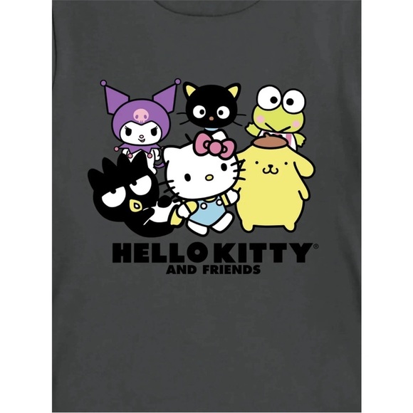 Sanrio Girls Hello Kitty Hola Gato, Crew Neck, Short Sleeve, T-Shirt, Size M - Picture 2 of 3